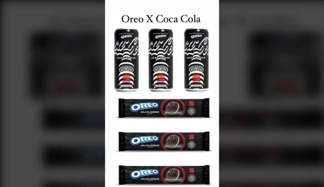 奥利奥和可口可乐联名产品
