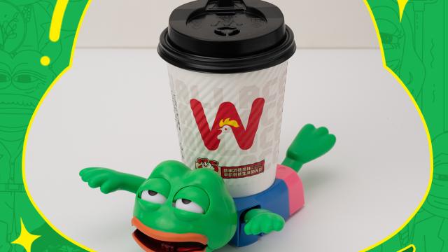 华莱士悲伤蛙周边好抽象，感觉在演我上班精神状态