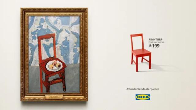 和大师画作撞设计，宜家“碰瓷式”海报创意好绝